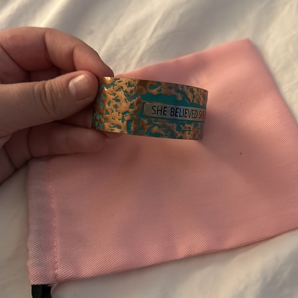 Cuff metallic bracelet. - Picture 5 of 7